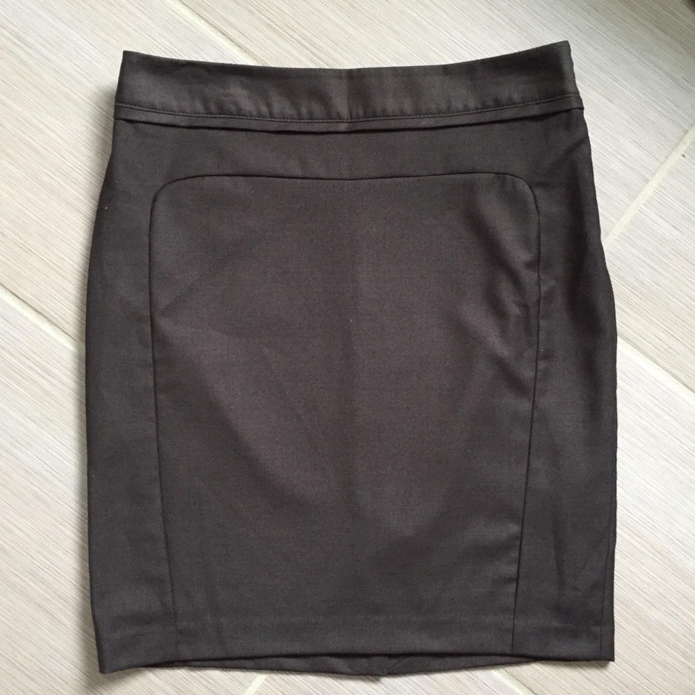 The Limited Pencil Skirt Size 8 Charcoal Gray
